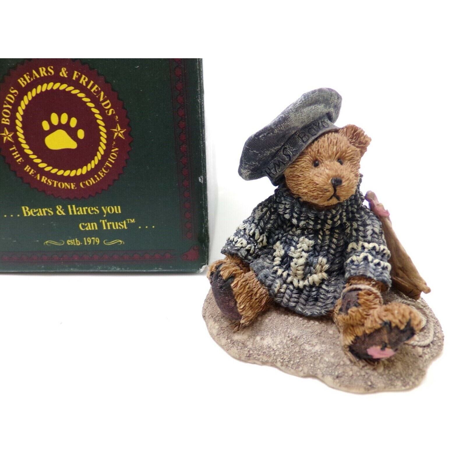 Vintage Boyds Bears & Friends Bearstone Figurine Christian By the Sea Style
