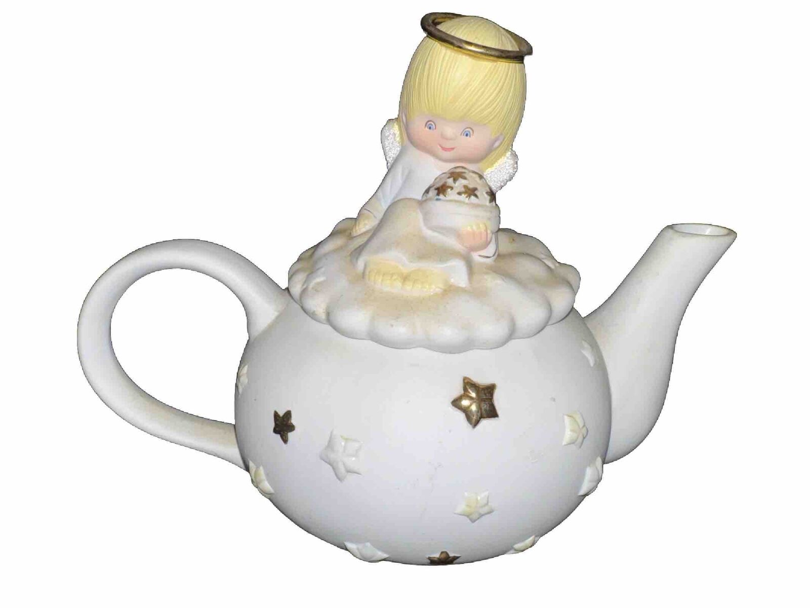 Vintage Adorable Hallmark Collectible Angel Teapot
