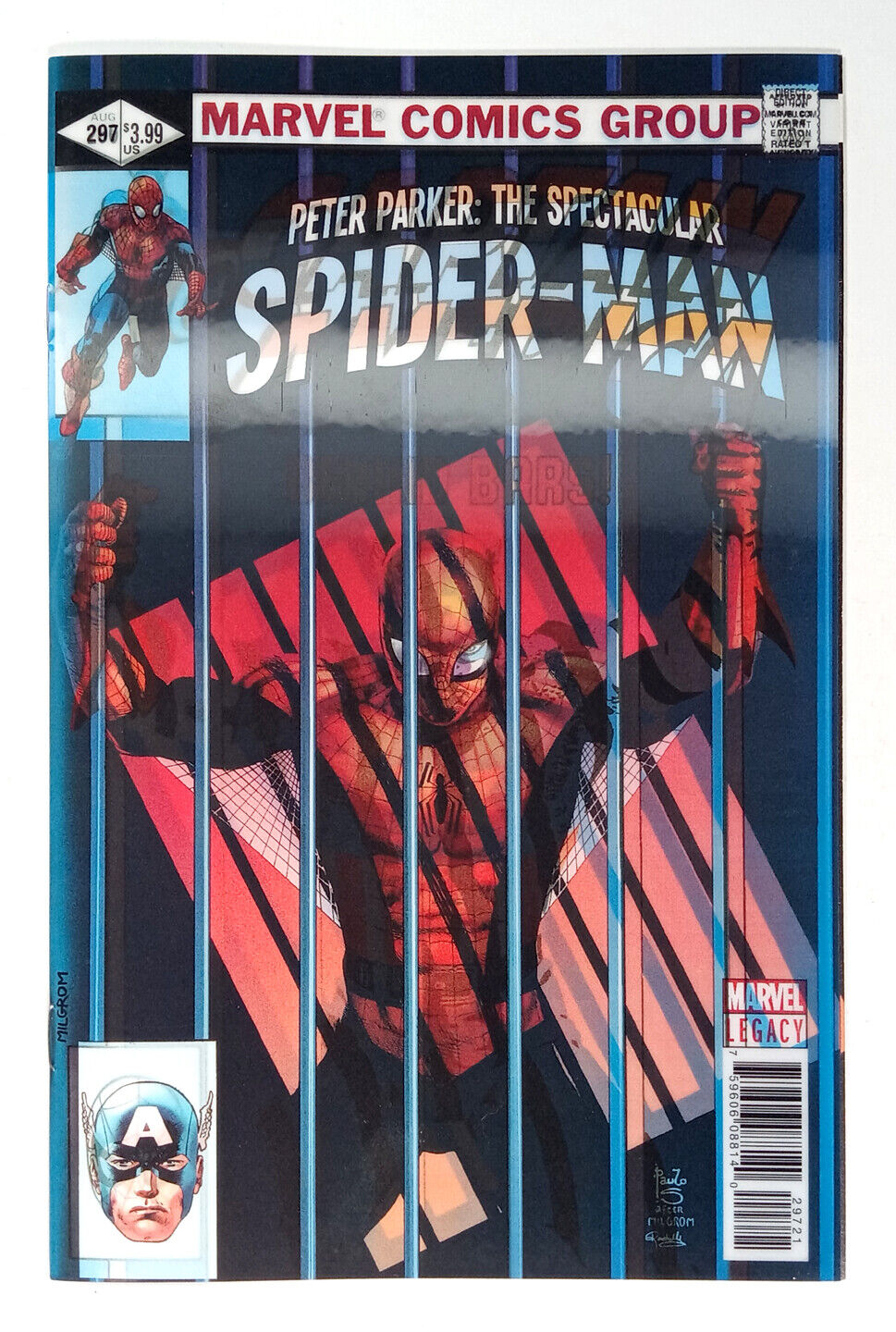 Peter Parker Spectacular Spider-man  #297B Lenticular CVR Marvel Comics