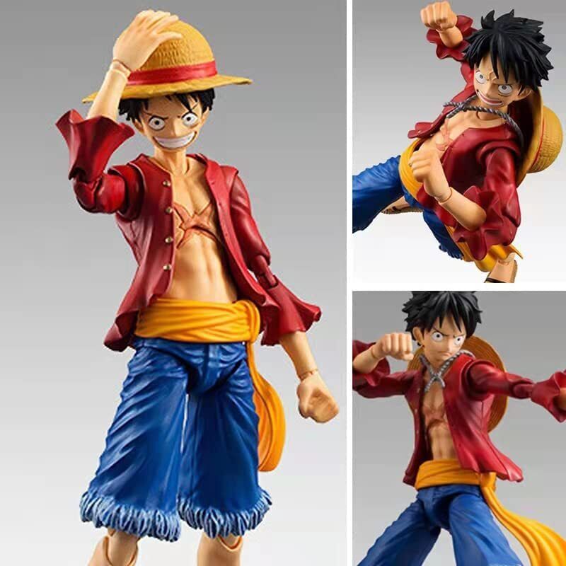  Action Figure Joints Monkey D. Luffy One Piece Anime WITH BOX 6.8\