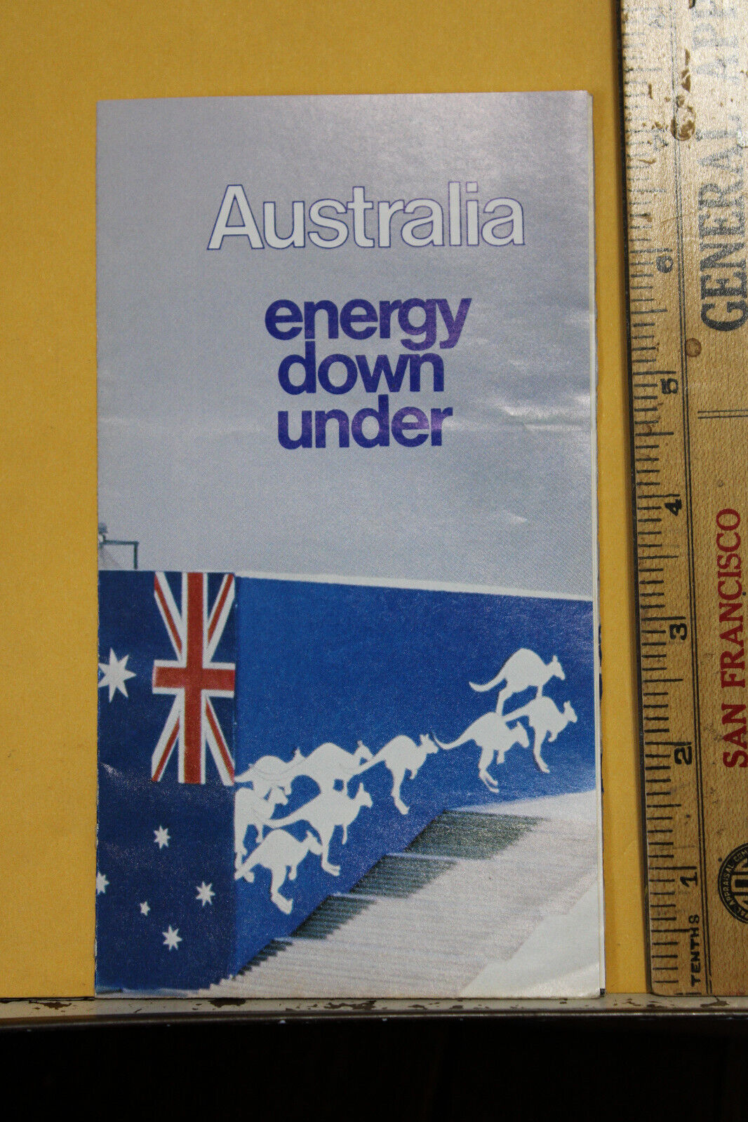 Vintage Australia Energy Down Under Brochure Solar Uranium Natural Gas Coal Opal