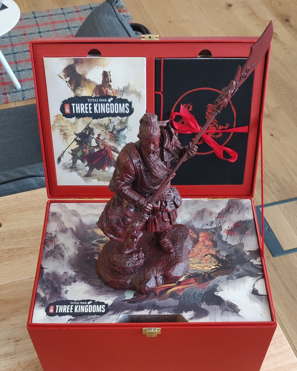 Total War 3 Three Kingdoms Collectors Edition Red Guan Yu Statue 