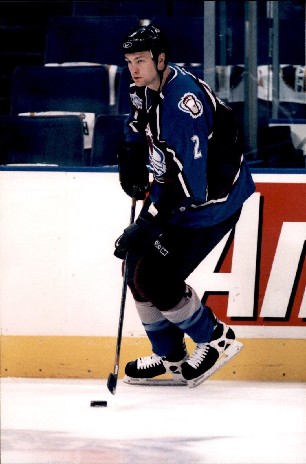PF23 2001 Original Photo BRYAN MUIR COLORADO AVALANCHE DEFENSE NHL ICE HOCKEY