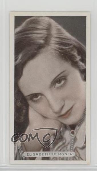 1934 Ardath Famous Film Stars Tobacco Elisabeth Bergner #39 7ut