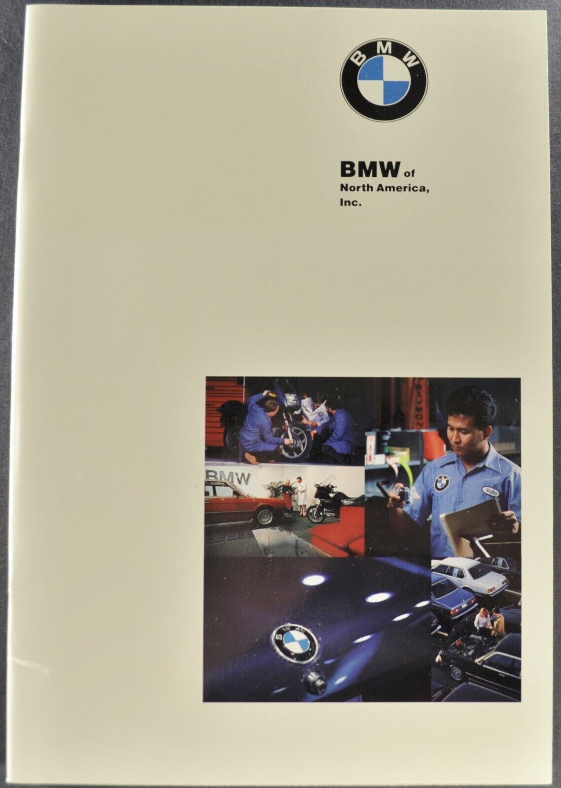 1985 BMW Corporate Brochure 325 528e 535i 635CSi 735i Excellent Original 85
