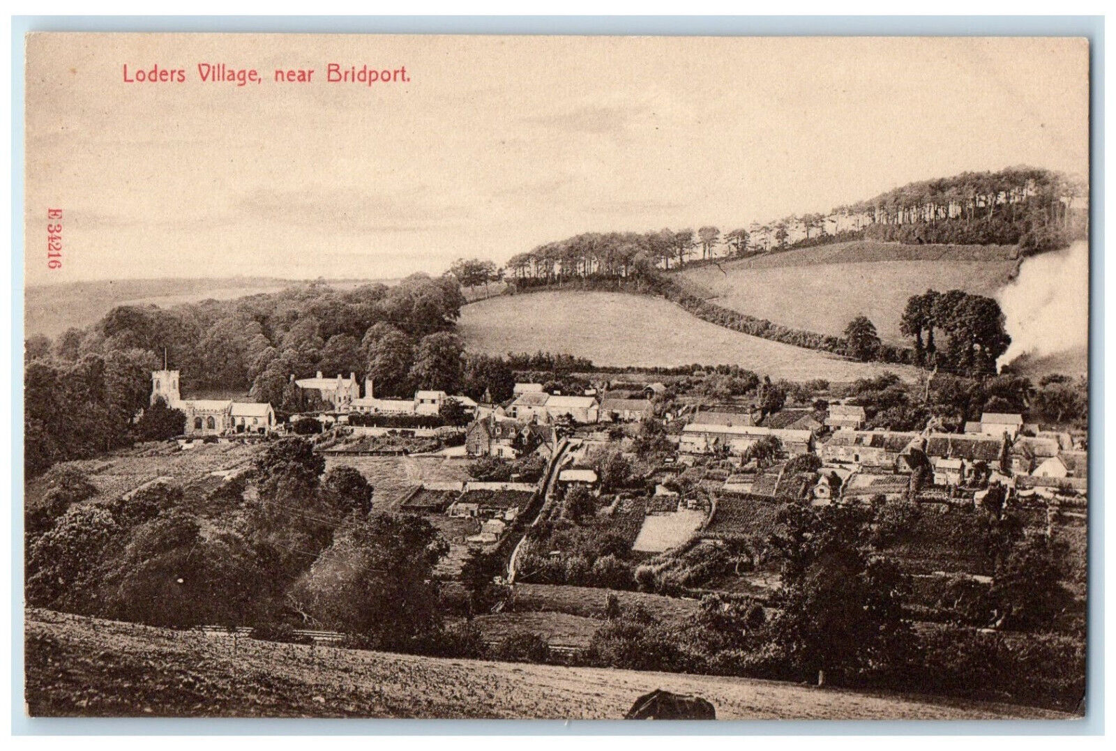 c1910 Loders Village Near Bridport Dorset England Unposted Postcard