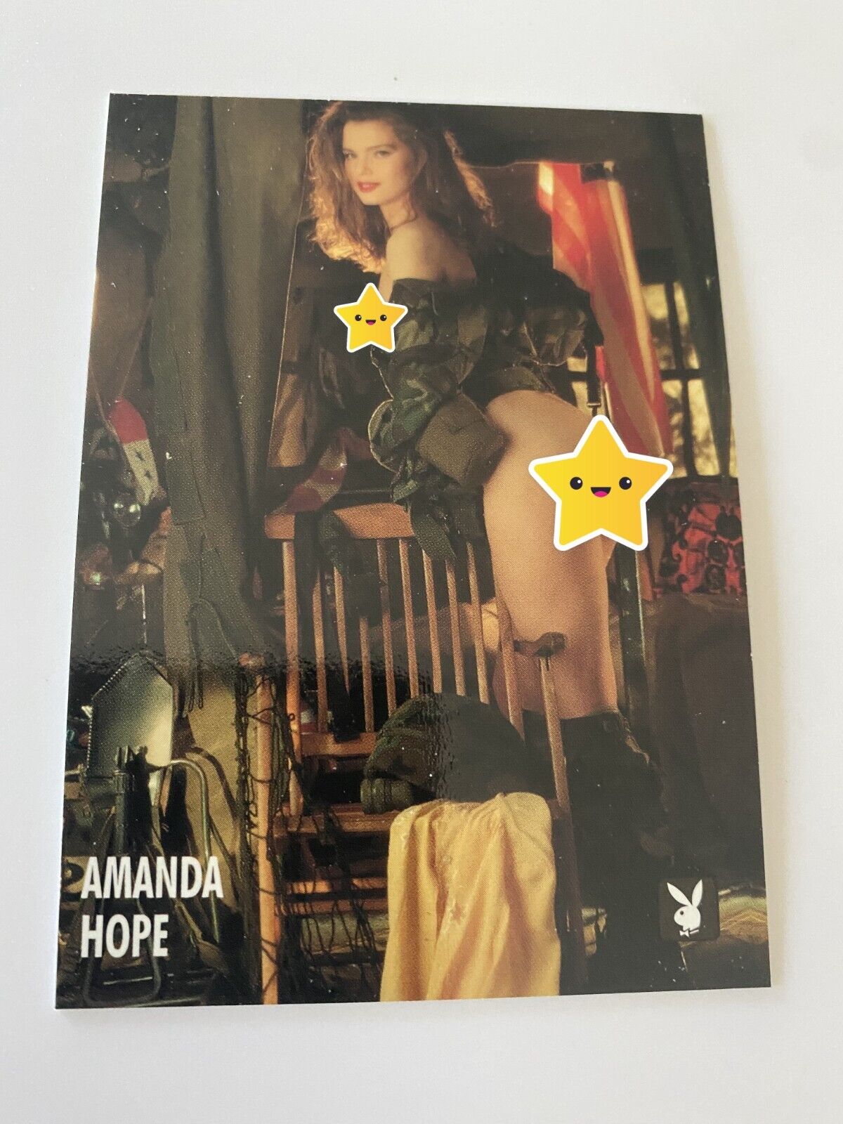 1995 Playboy Centerfold Collector Card July 1992 #116 Amanda Hope