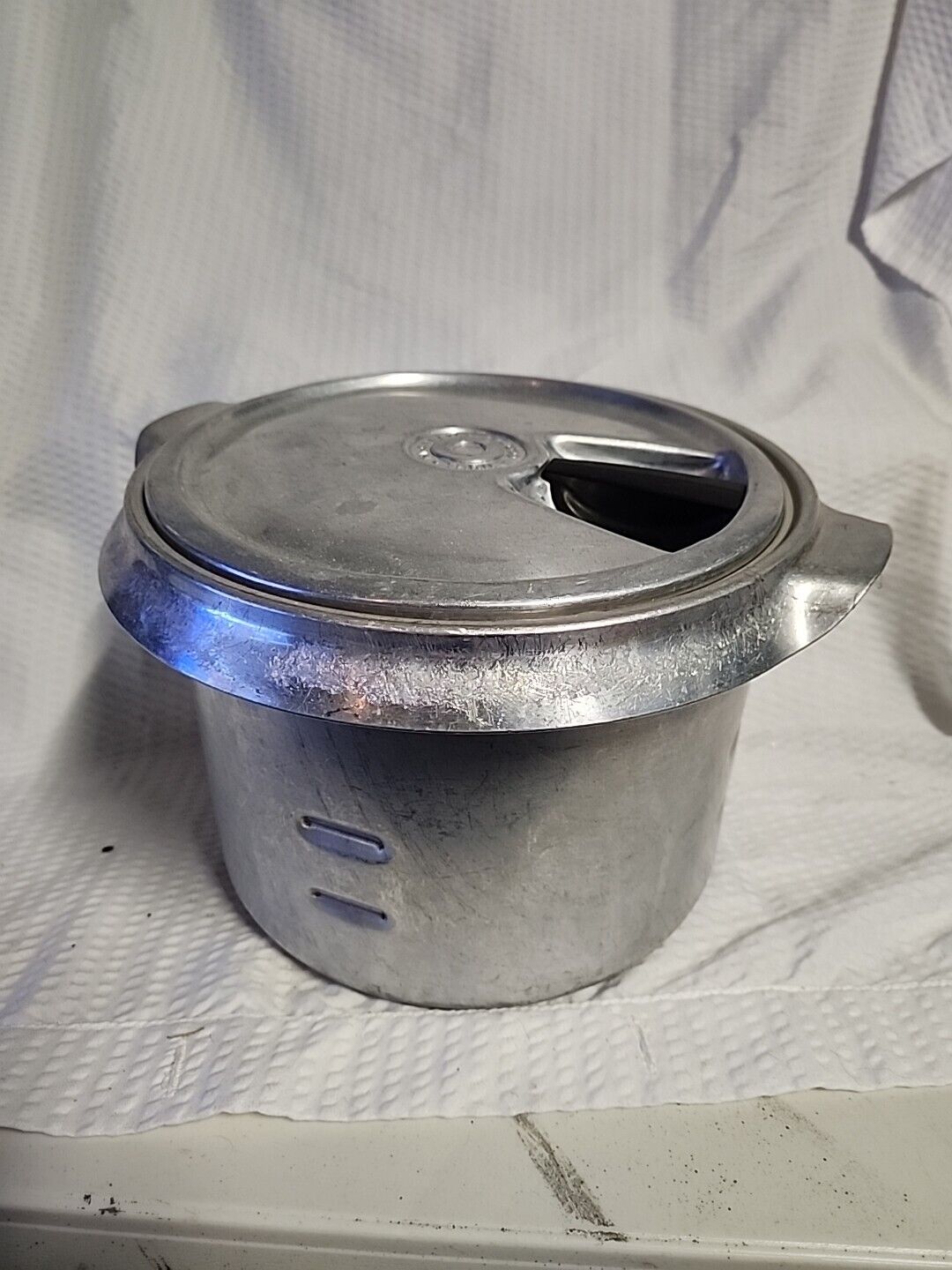 Vintage Hi-Speed Thrift Cooker Deep Well Pot Dutch Oven Roaster Pan With Lid 6qt