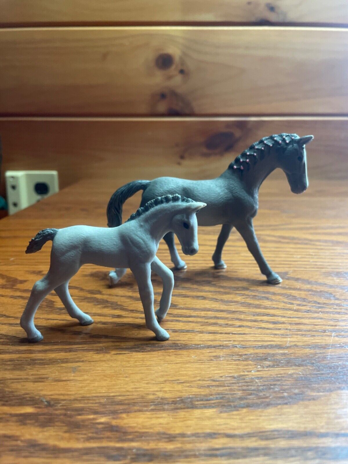 Schleich Retired Mare & Foal - 2018 & 2013 Exclusives