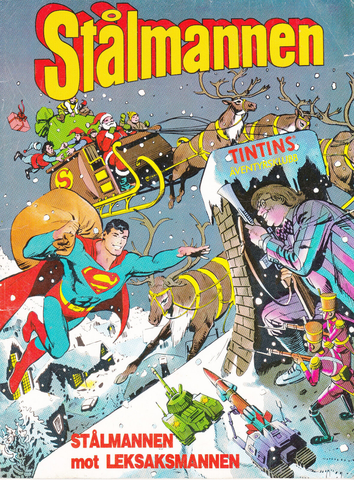 A vintage Superman / Stalmannen  (1985 ) album  in Swedish