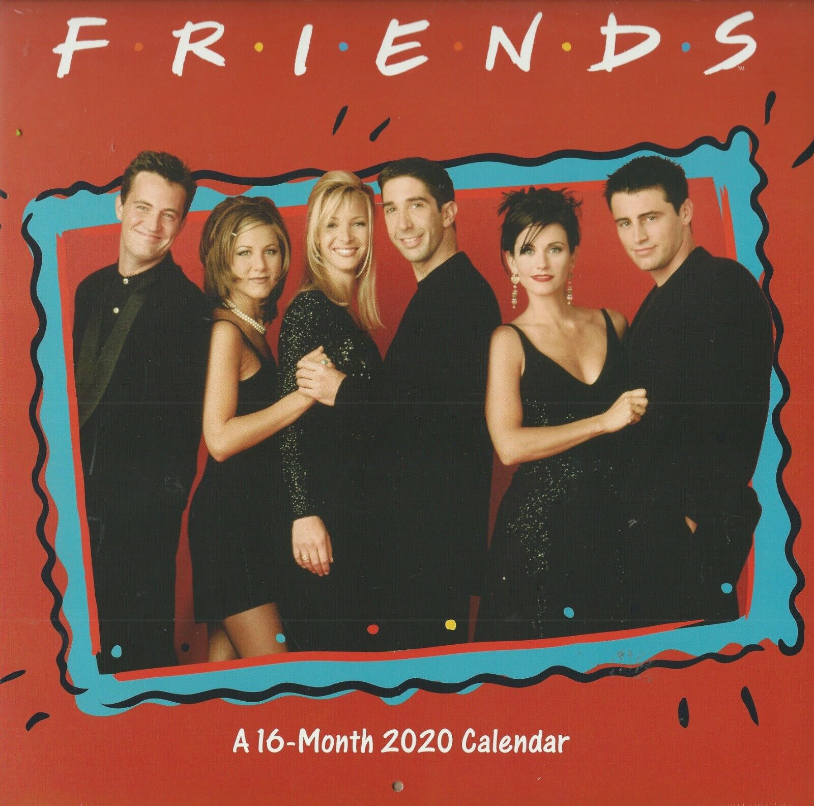 Friends NBC TV Show 2020 16 Month Wall Calendar New In Shrinkwrap 