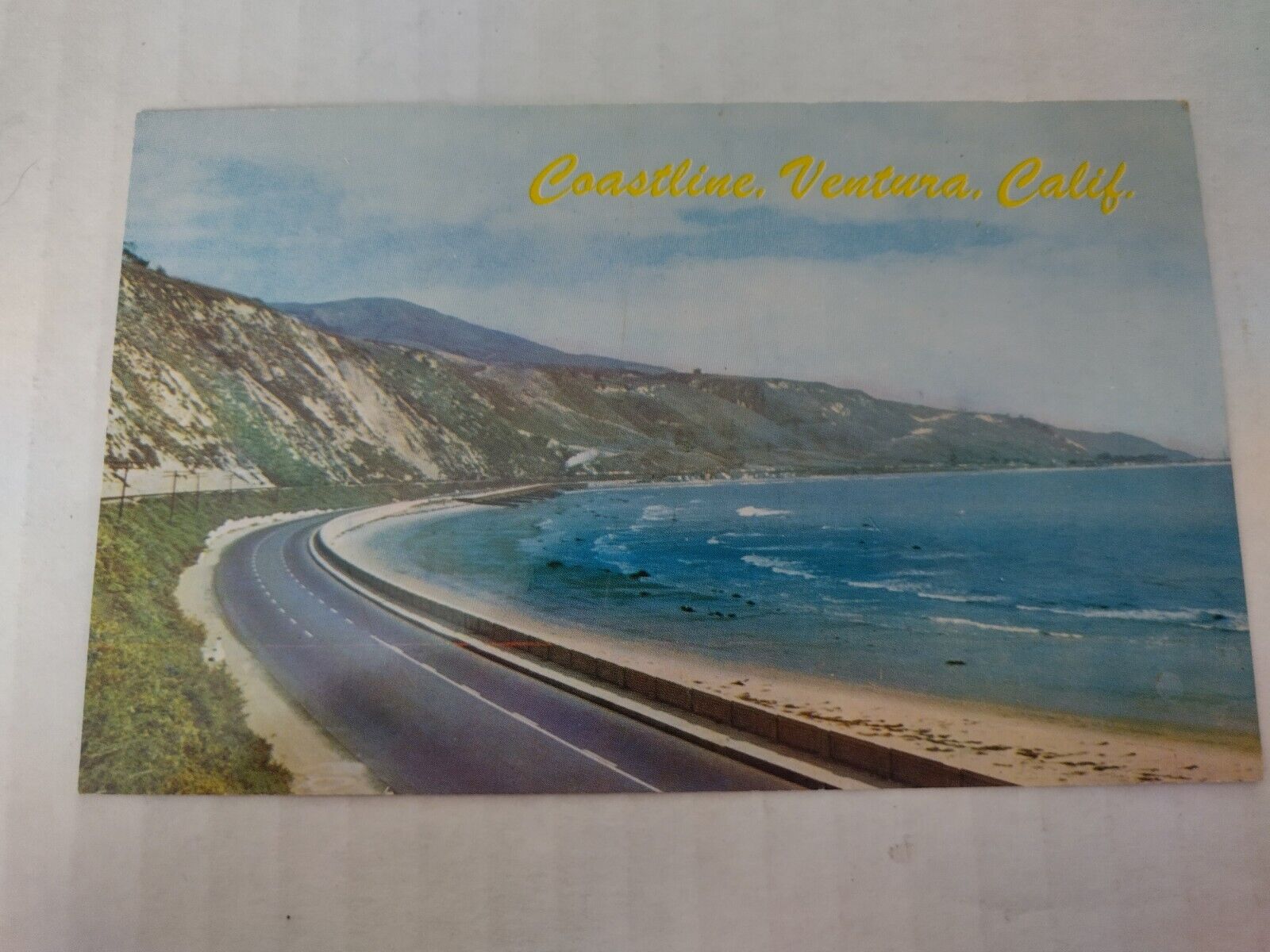 Vintage 1950's Postcard Coastline Ventura California U.S. Highway 101