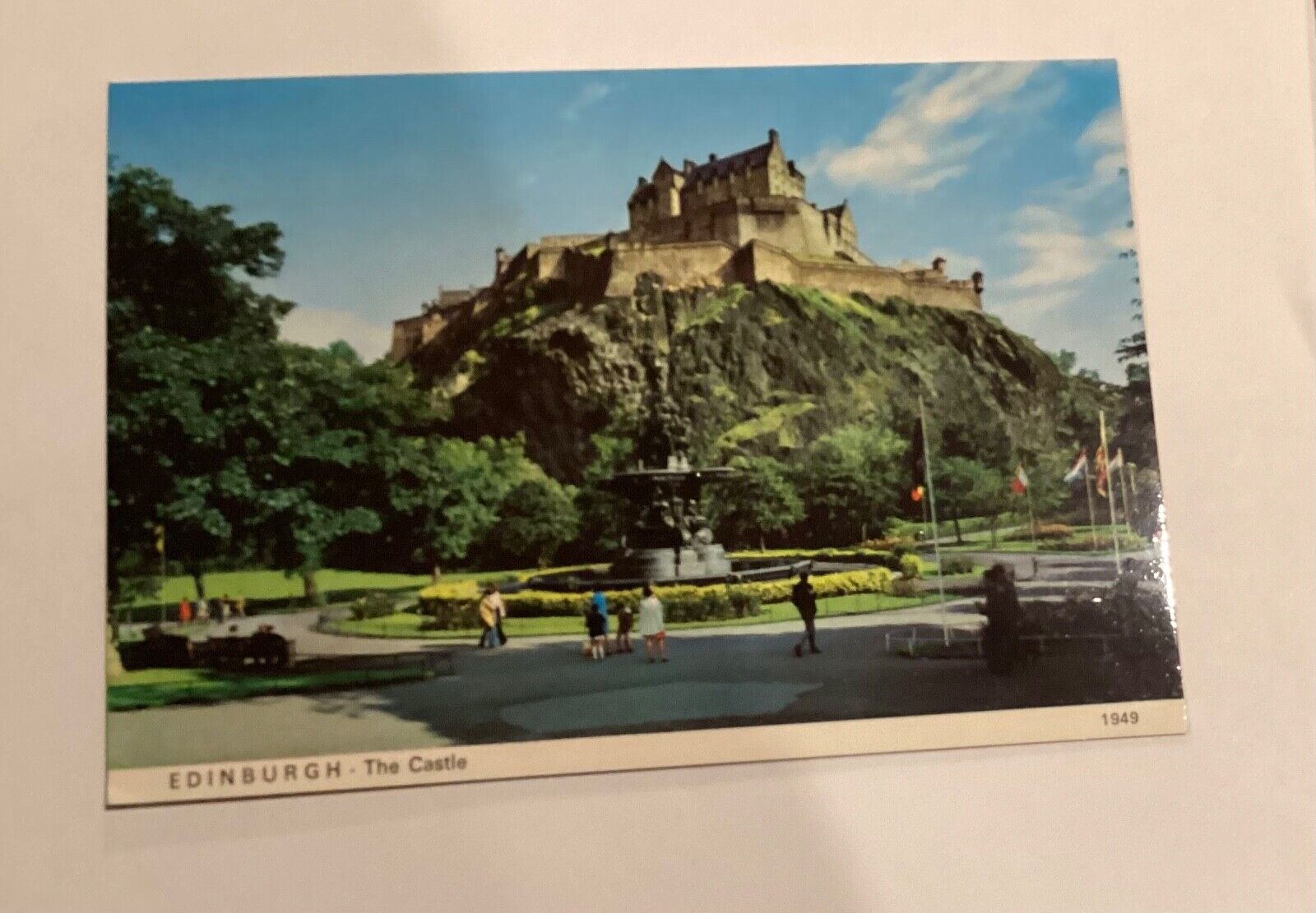 Edinburgh The Castle Scotland Unposted Postcard