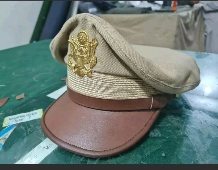 WWll US Army Officer Crusher Hat, US Army air corps Cap all sizes available