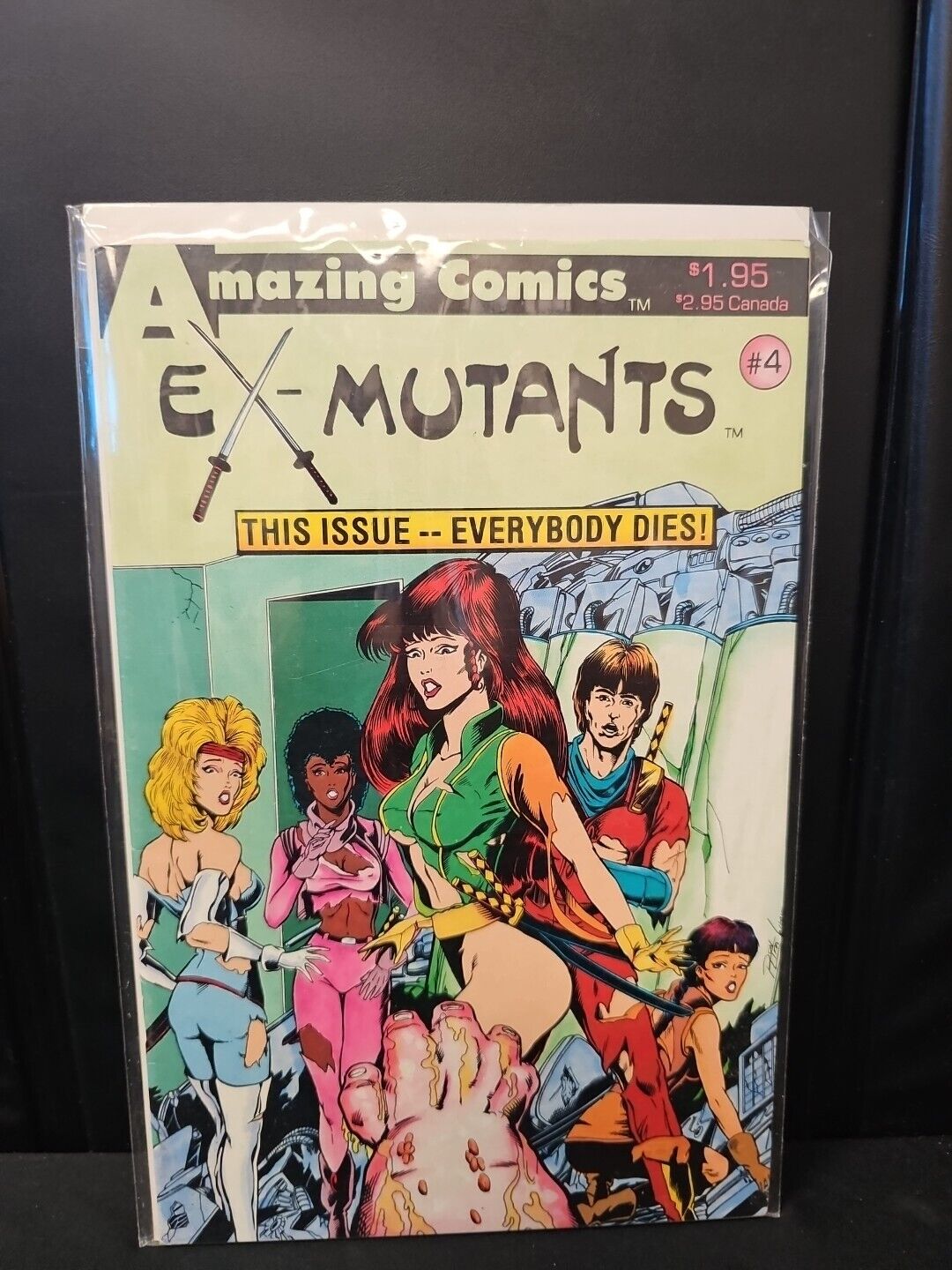 EX MUTANTS #4 (Amazing / Eternity Comics 1986)  VF/NM  