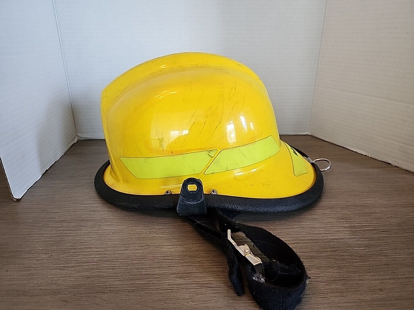 Yellow Bullard Firefighter Helmet 2004 LT SERIES FIRE HELMET