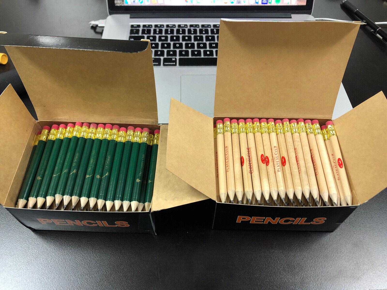 Golf Pencils With Erasers (2 Boxes)