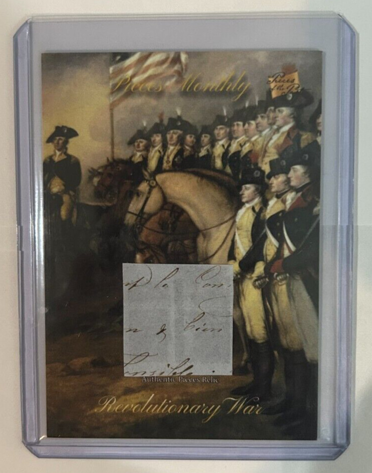 2020 Pieces of the Past Monthly Exclusive Revolutionary War Relic Card