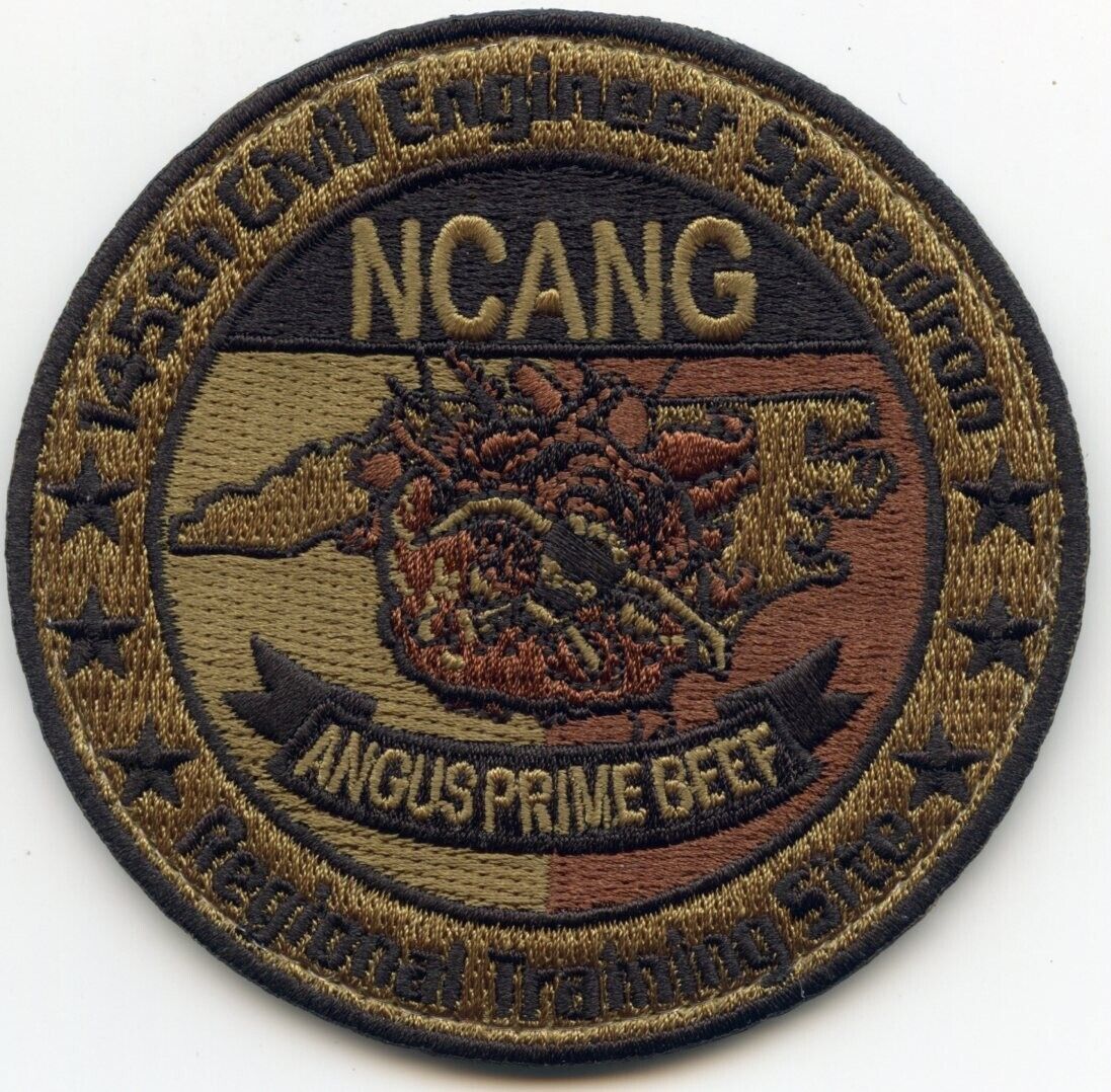 NORTH CAROLINA AIR NATIONAL GUARD see back of this patch MILITARY police PATCH