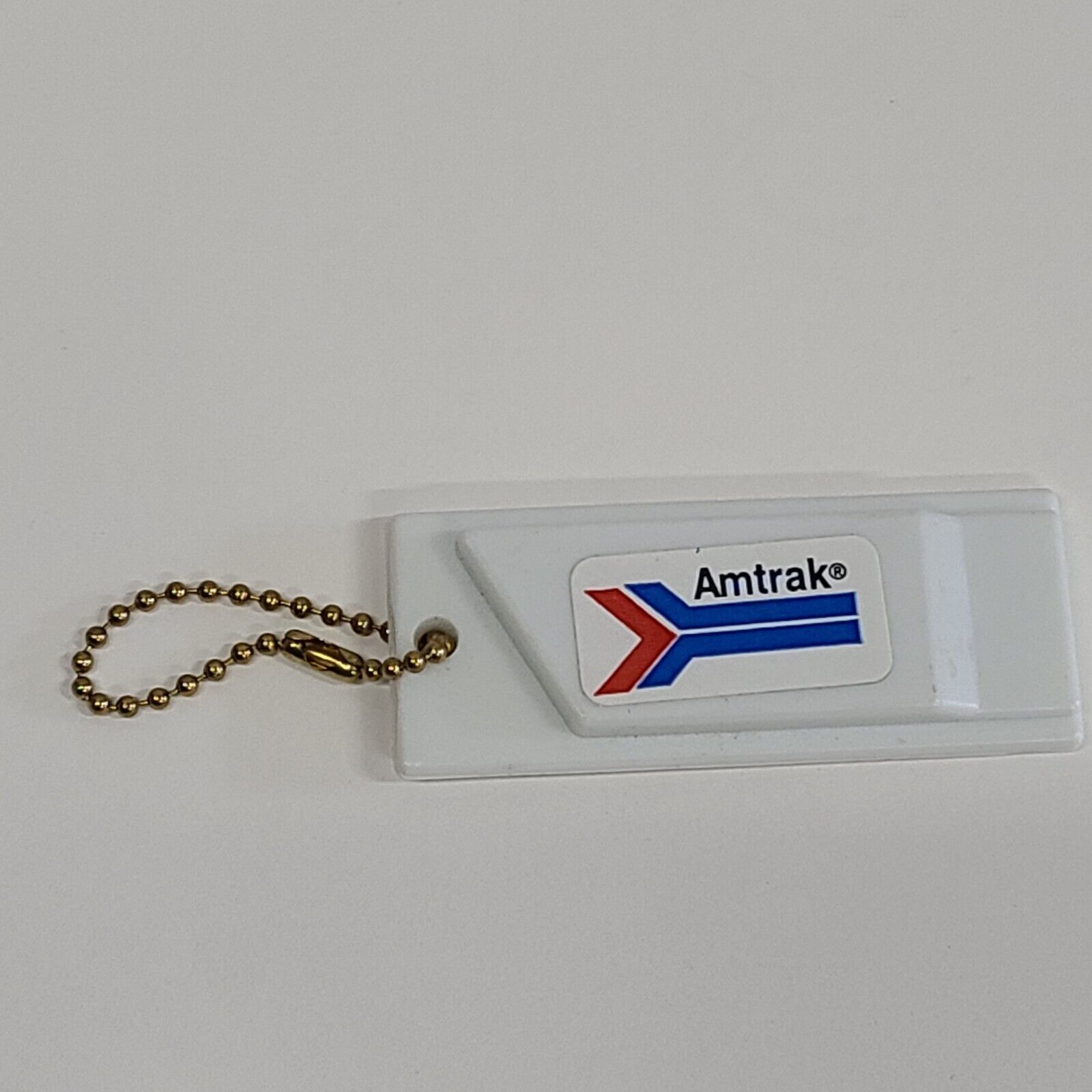Vintage Amtrak Whistle Keychain Railroad Advertising New Old Stock Item