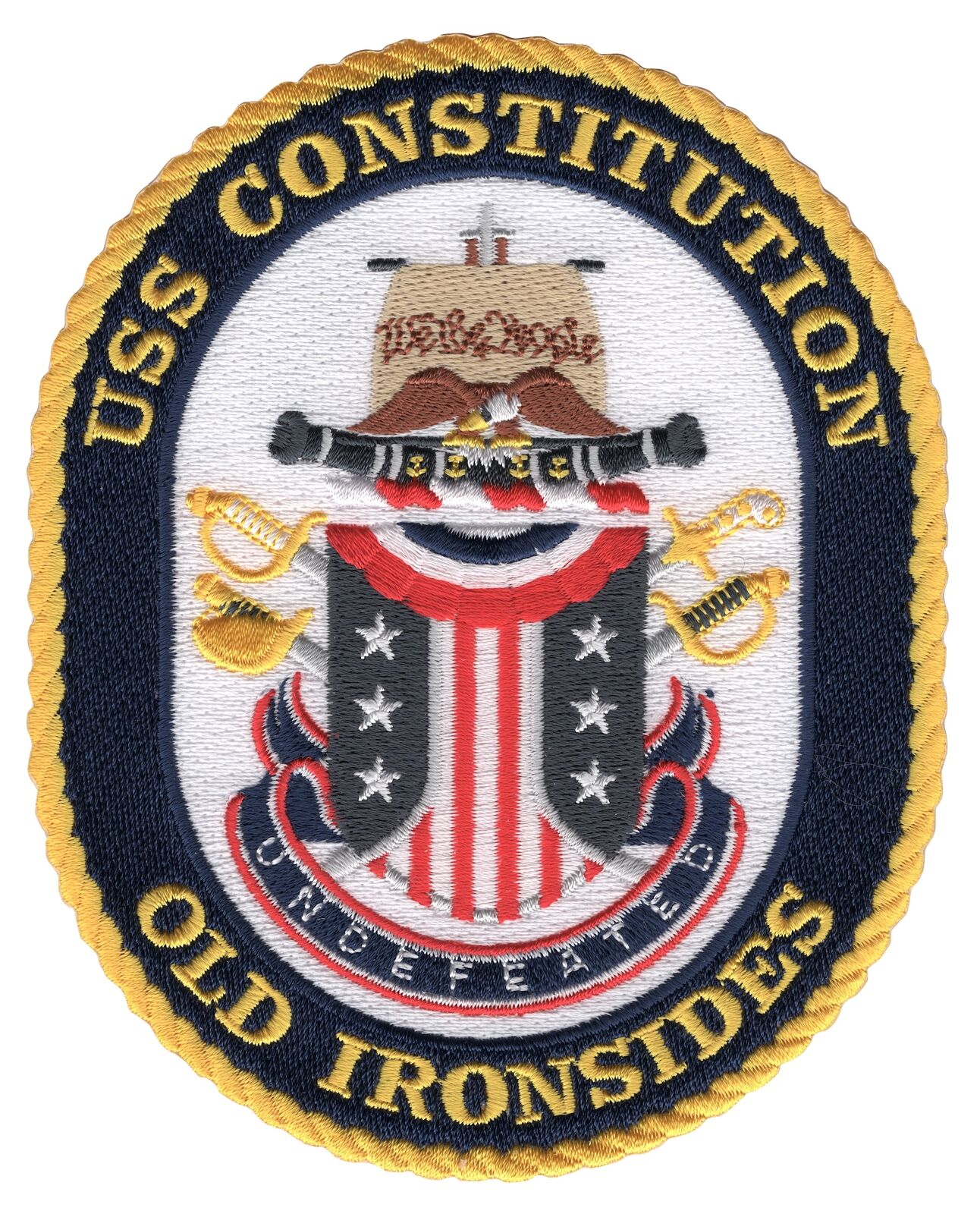 USS Constitution Old Ironsides Patch