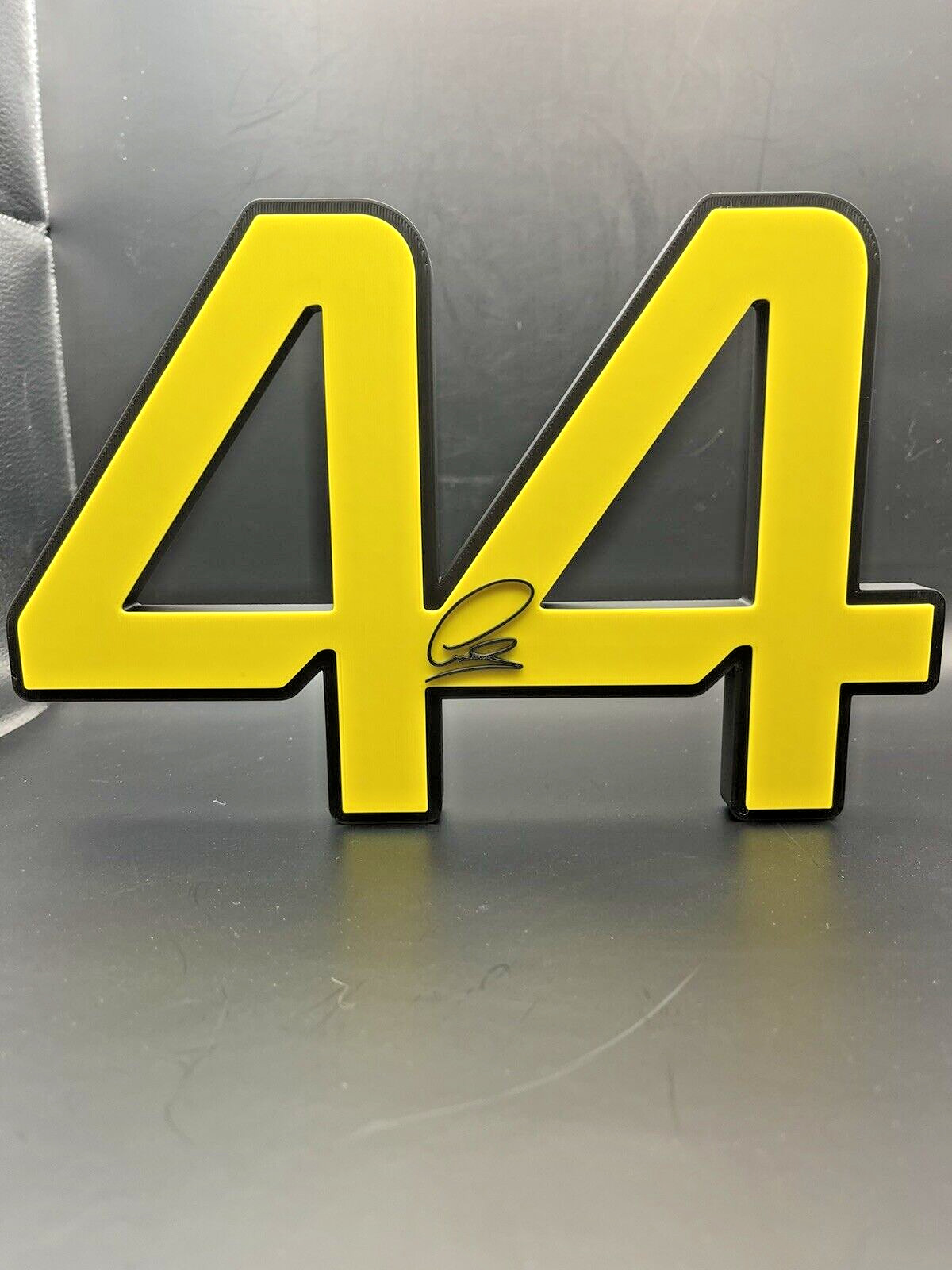 Lewis Hamilton 44 Logo Sign Display | 3D Wall Desk Shelf Art