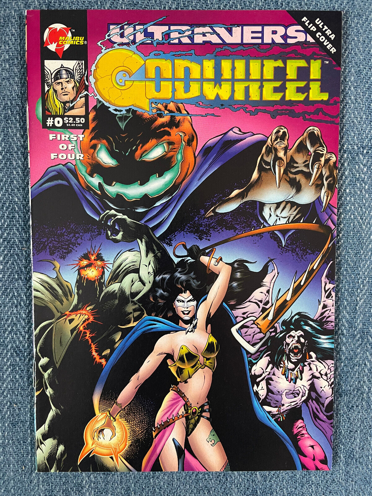 Godwheel #0 Malibu Comics 1995 VF/NM Ultraverse God Wheel