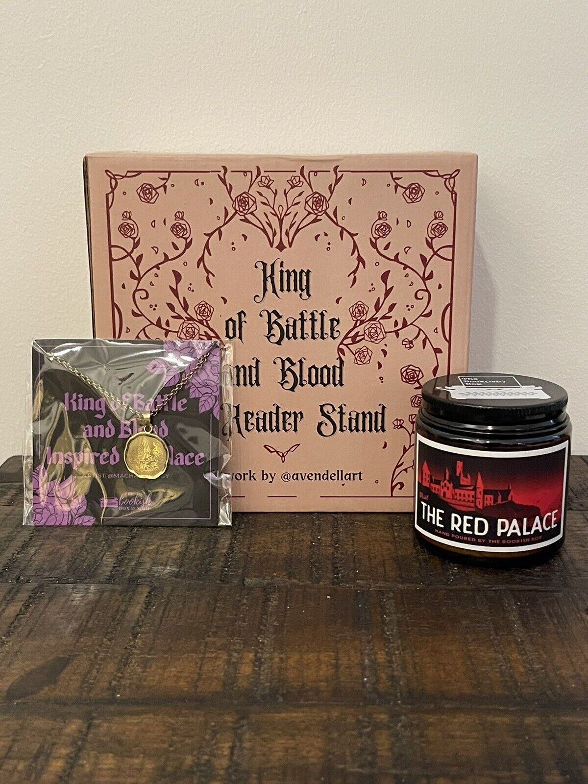 Scarlett St. Claire King of Battle And Blood Bookish Goodies; Bookish Box