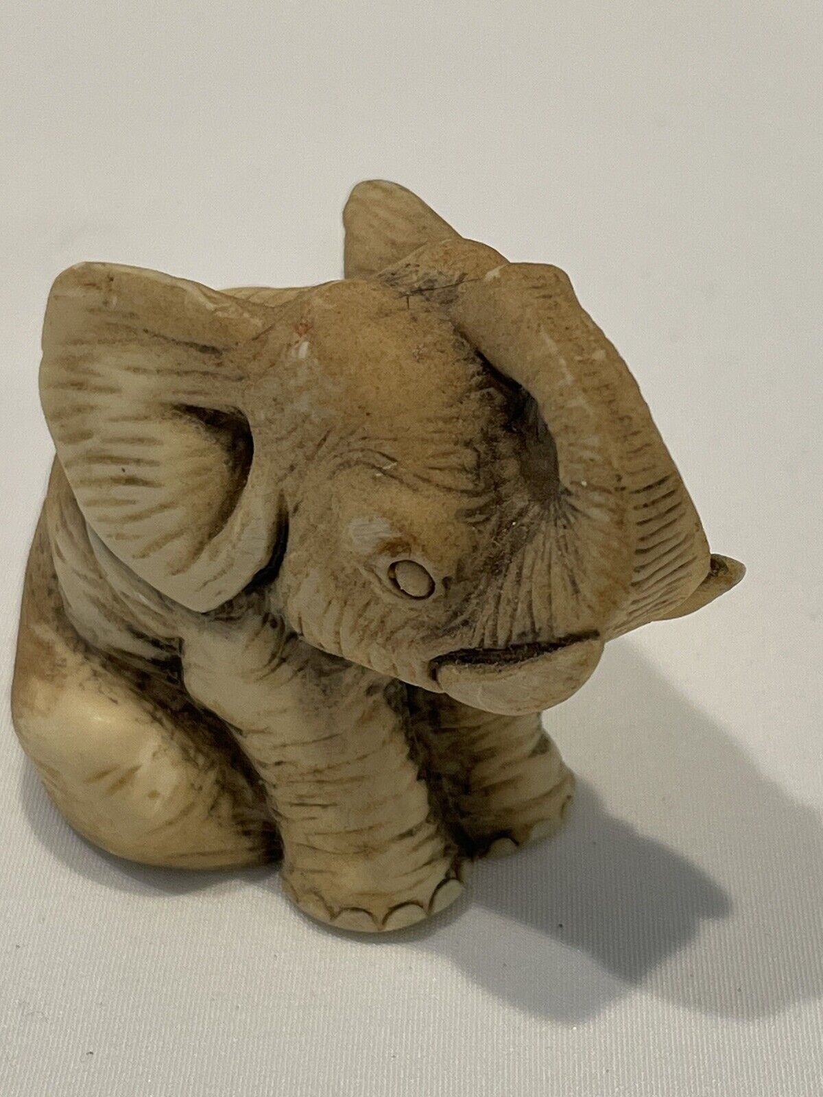 Vintage WONY Resin Baby Elephant Figurine Wony LTD Italy 2