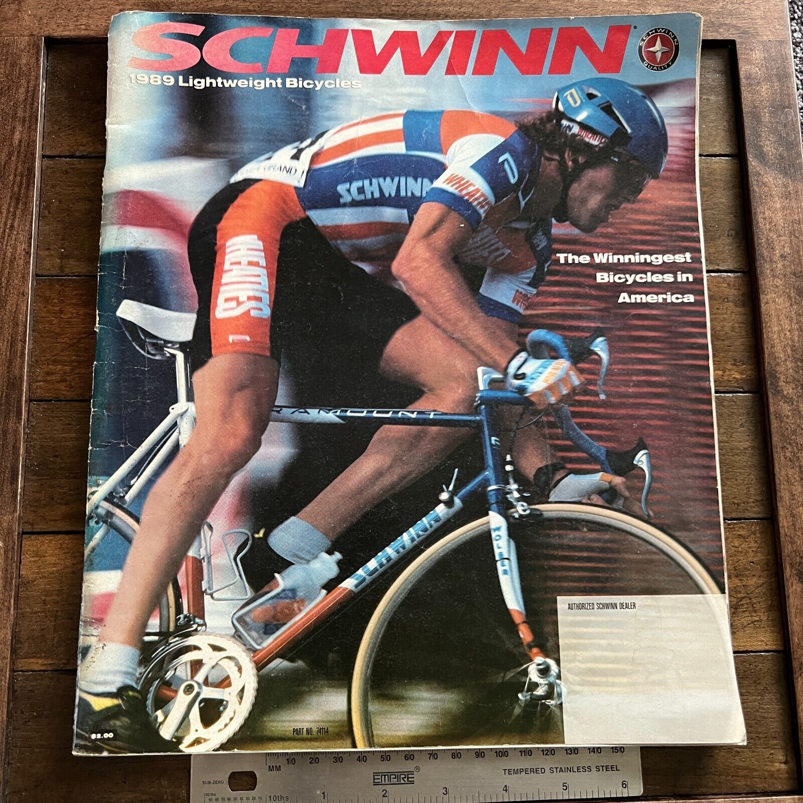 Vintage 1989 Schwinn Bike Brochure Catalog Paramount  Project KOM 80s