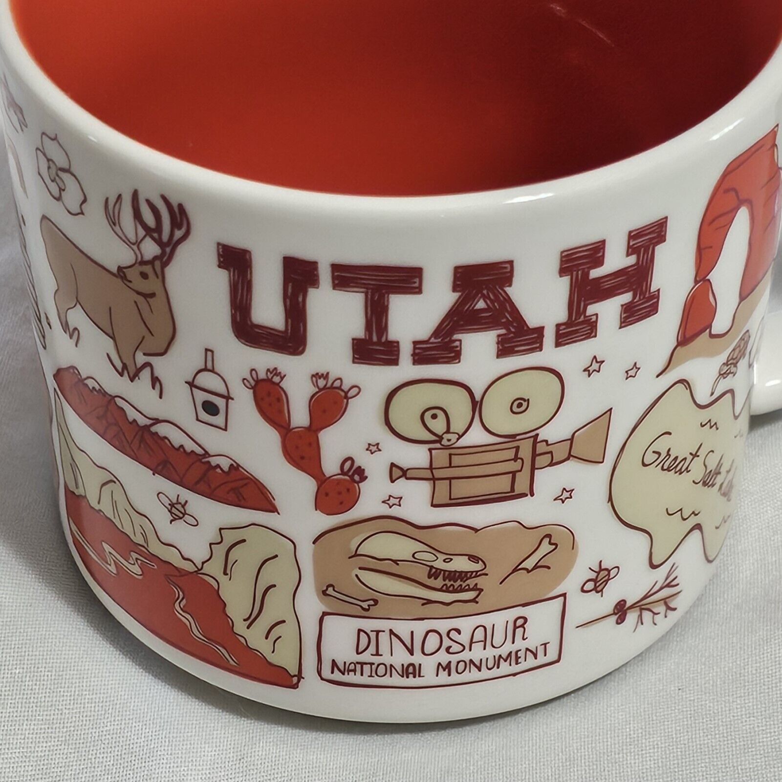 New Utah Starbucks Mug 14 oz Been There Series 2023 Across The Globe Collection 