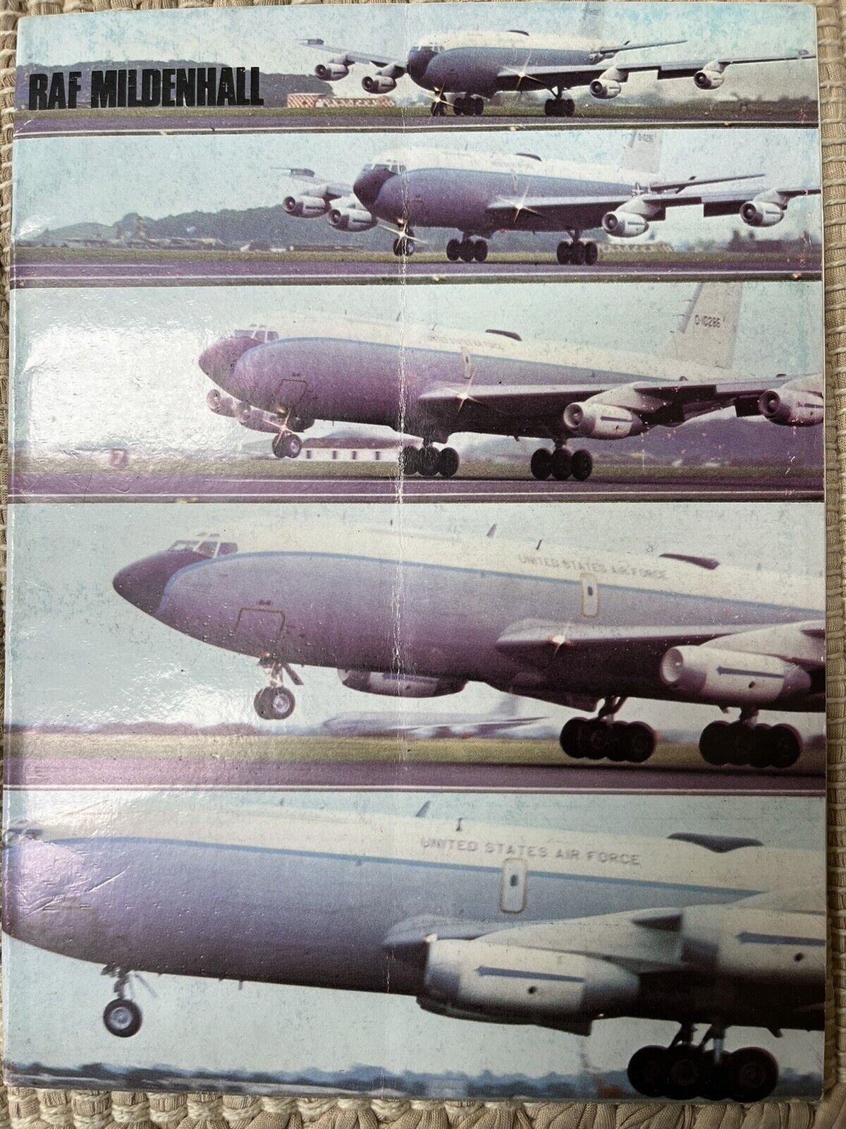 Vintage RAF Mildenhall 1972 Original Airshow Fete Program ....Great Condition