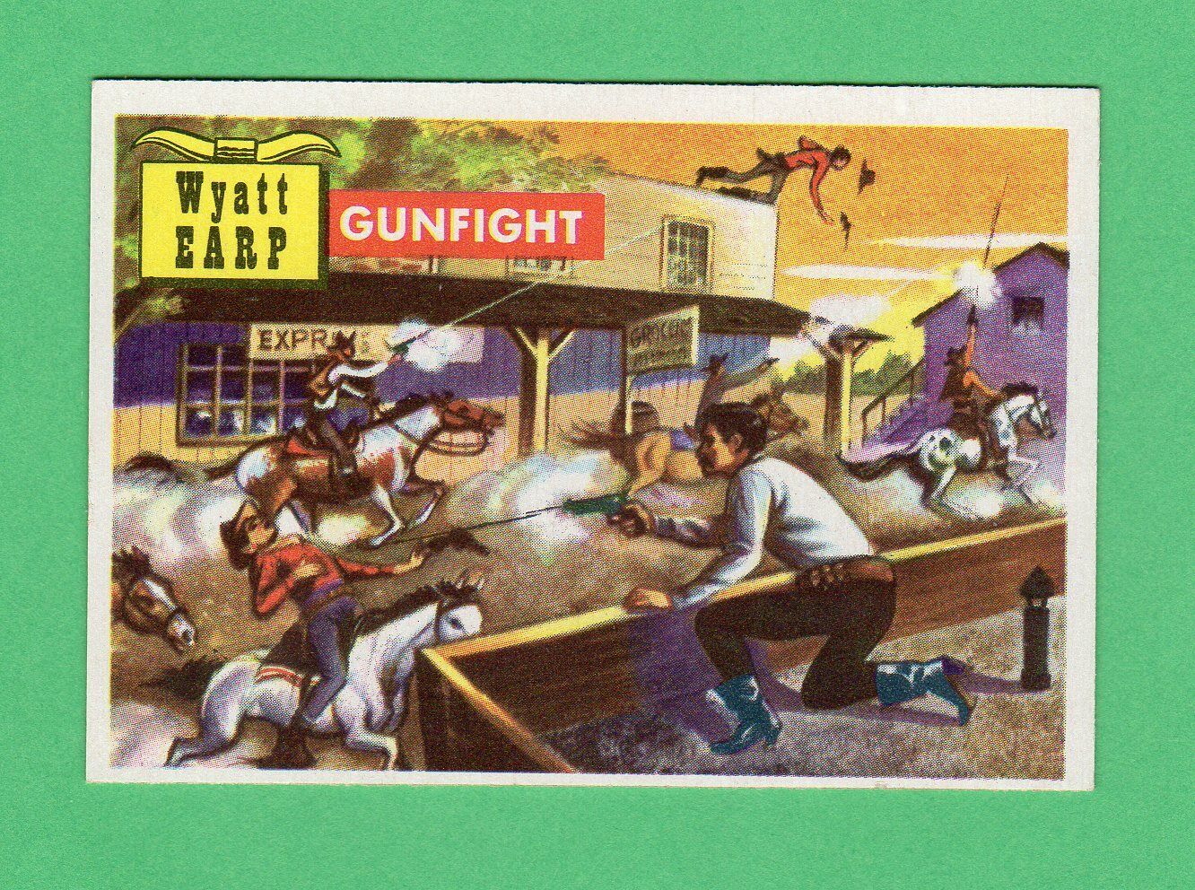 1956 Topps Roundup # 38  Gunfight Nrmnt