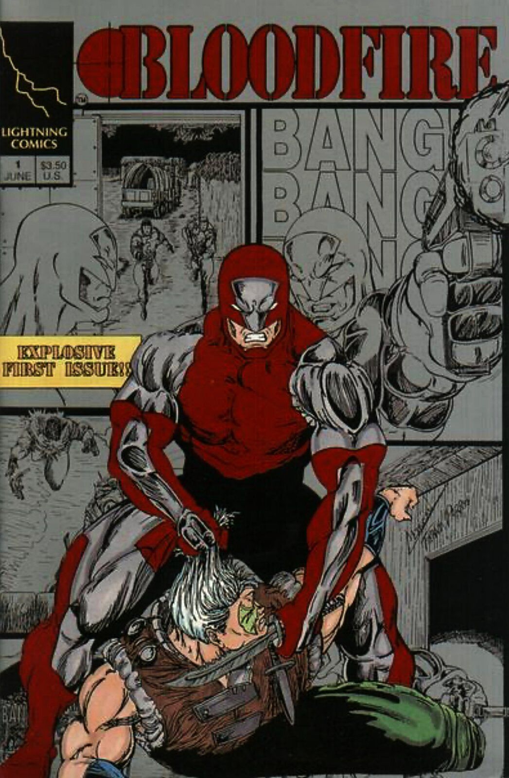 Bloodfire #1 (1993-1994) Lightning Comics Comics