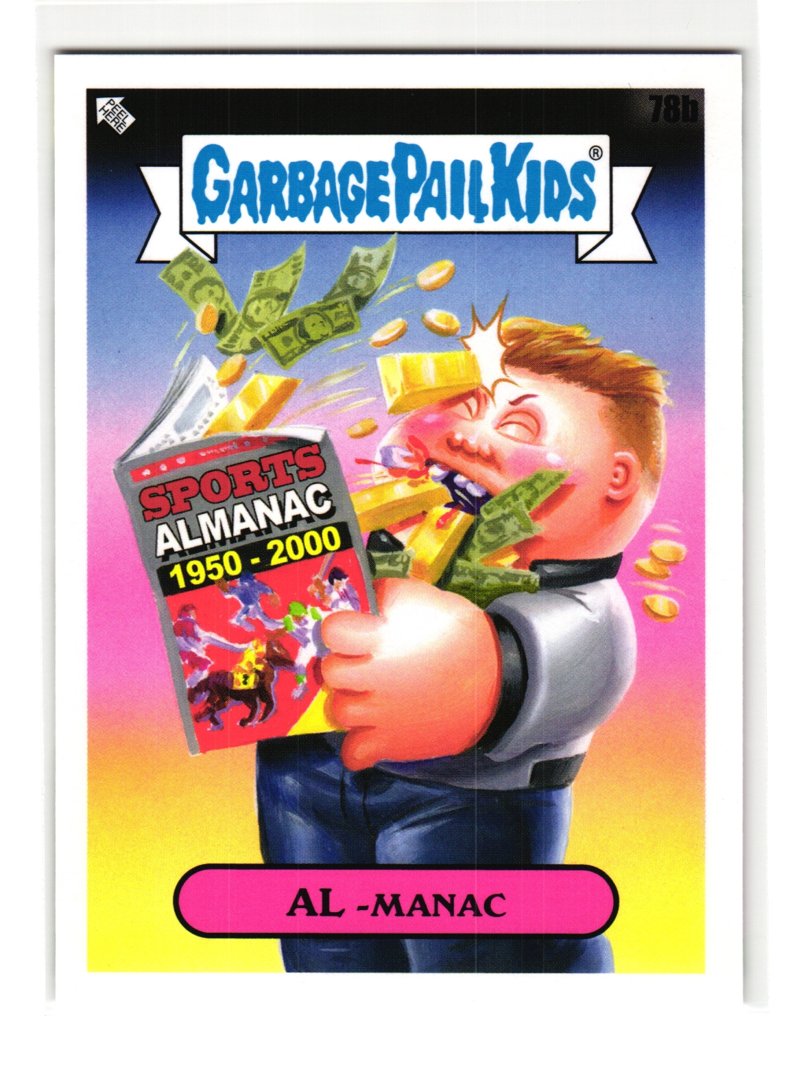 Al-Manac 2022 Garbage Pail Kids Book Worms Parody Card 78b