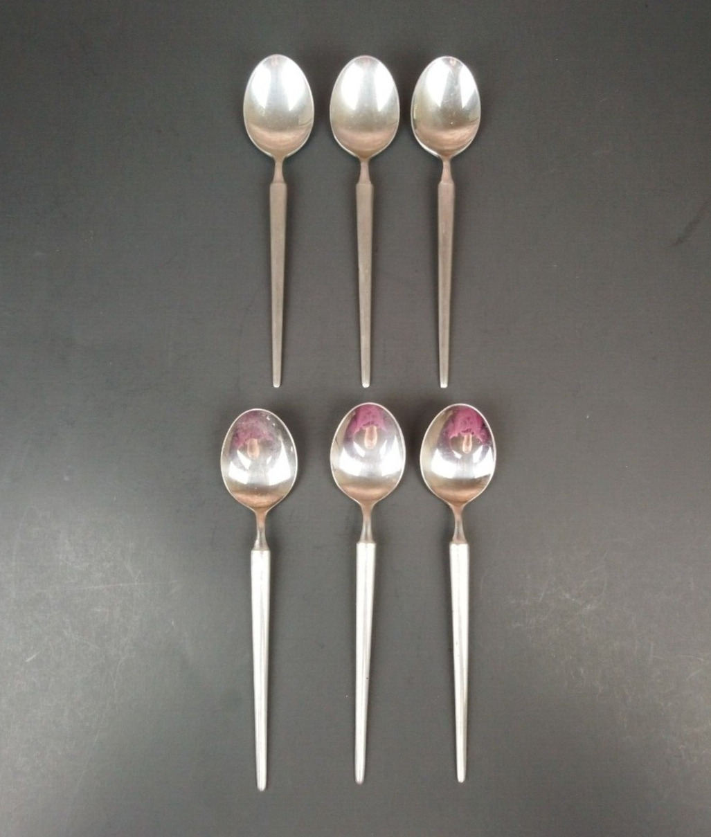 VTG MCM Chivalry Forged Stainless Steel Lot of 8 Tablespoons 7 3/4 \