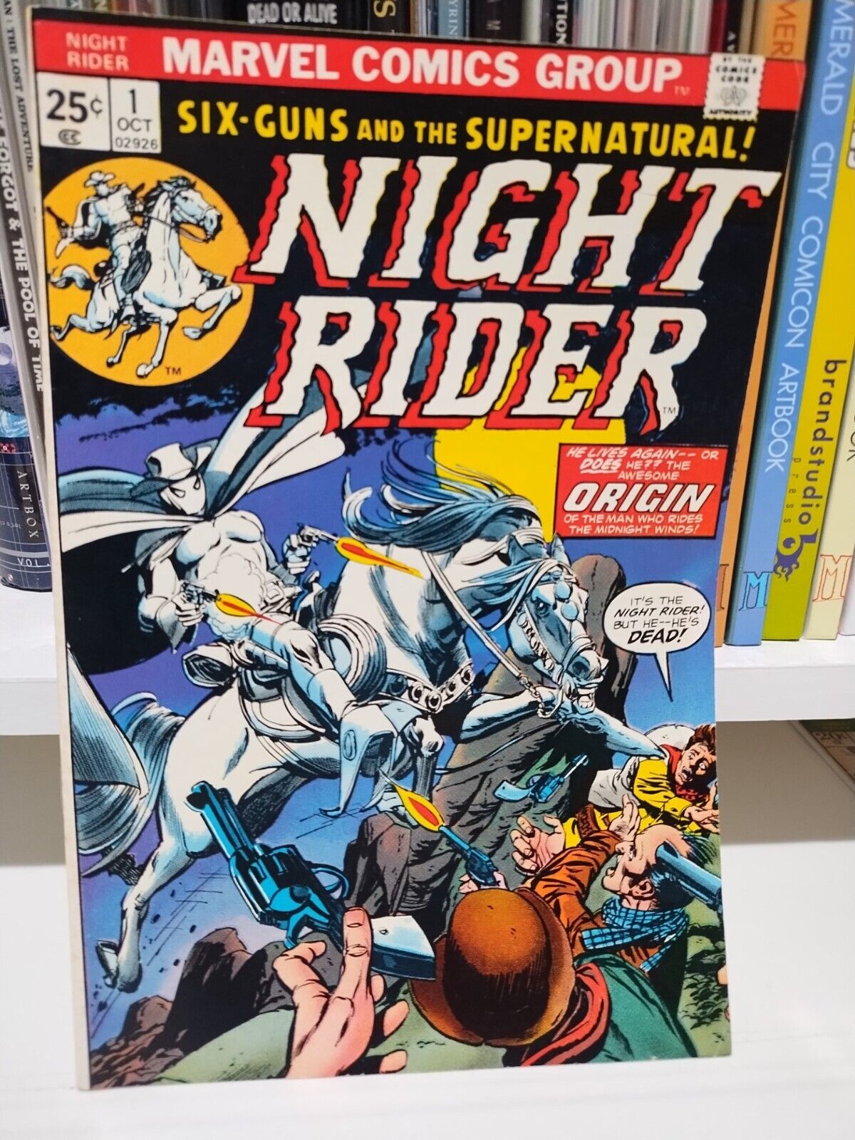 Marvel Comics NIGHT RIDER #1 (1974) *Western “Ghost Rider”