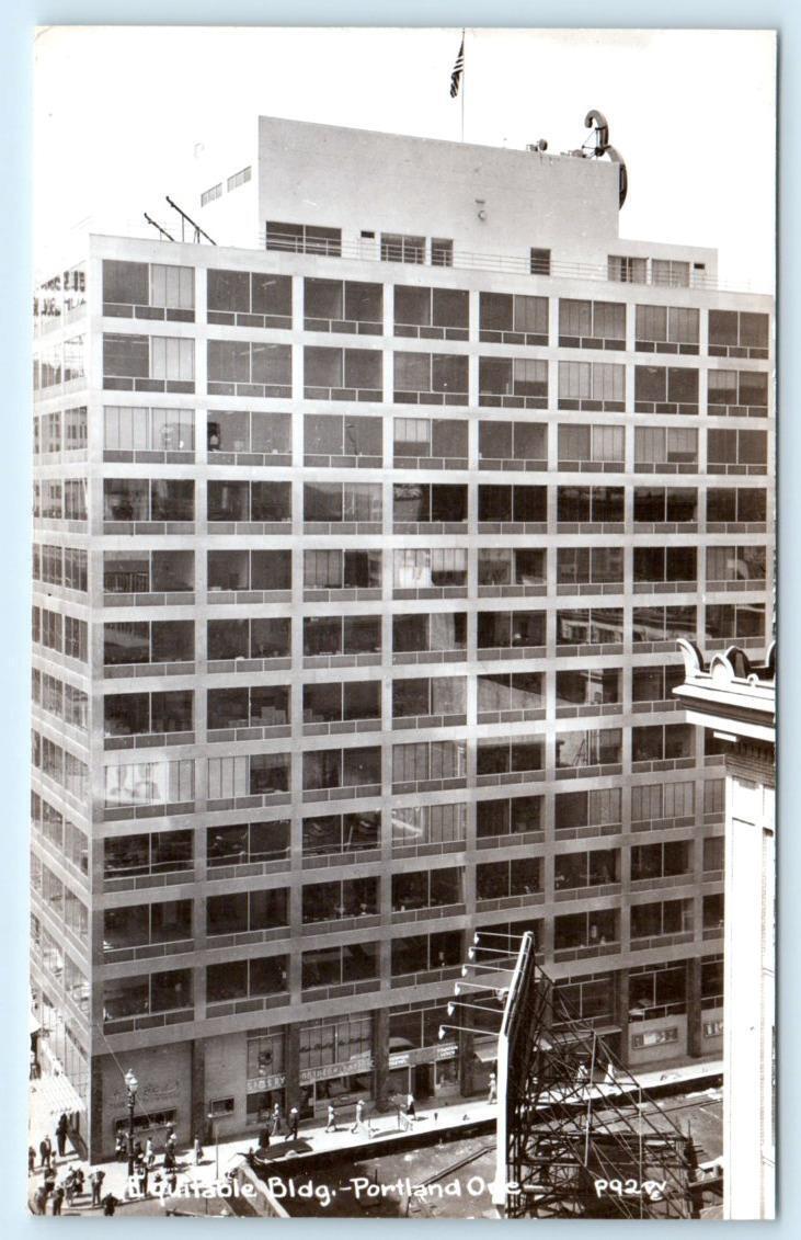 RPPC PORTLAND, Oregon OR ~ EQUITABLE BUILDING ca 1950s   Postcard