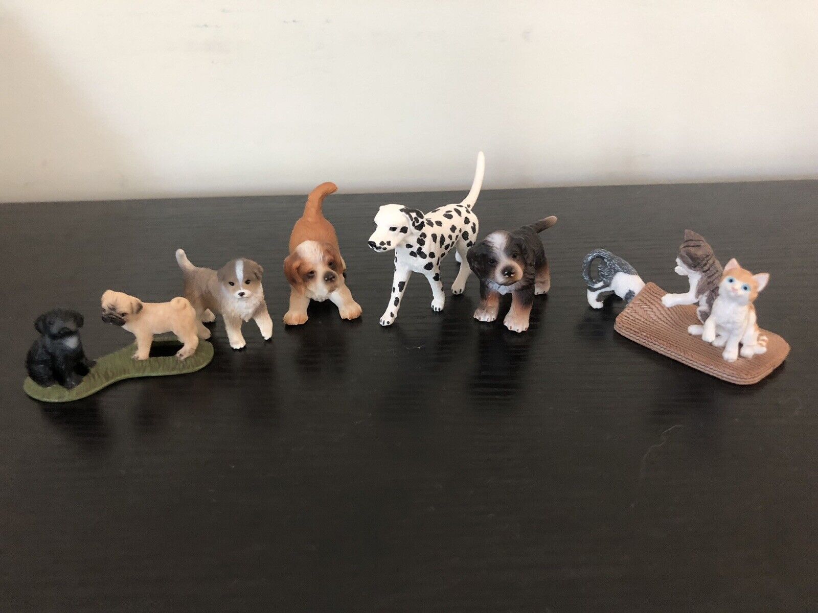 Schleich Dogs, Puppies, and Kittens Lot - Excellent Condition