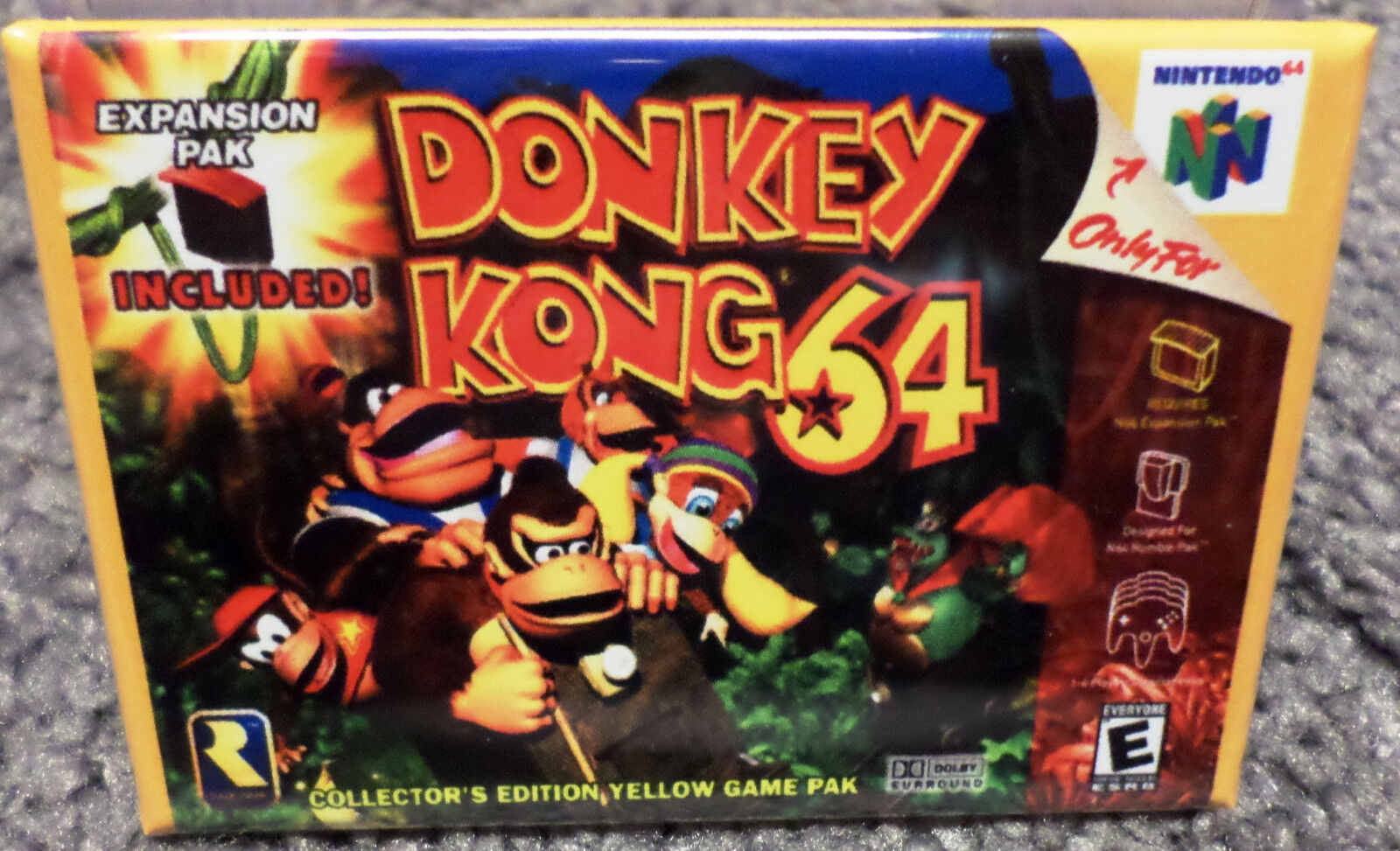 Donkey Kong N64 Vintage Game Box  2