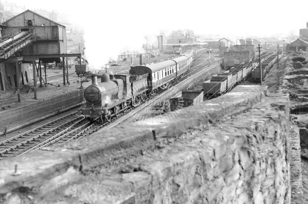 PHOTO BR British Railways Steam Locomotive Class 3F-G 52499  Whitehaven in 1955
