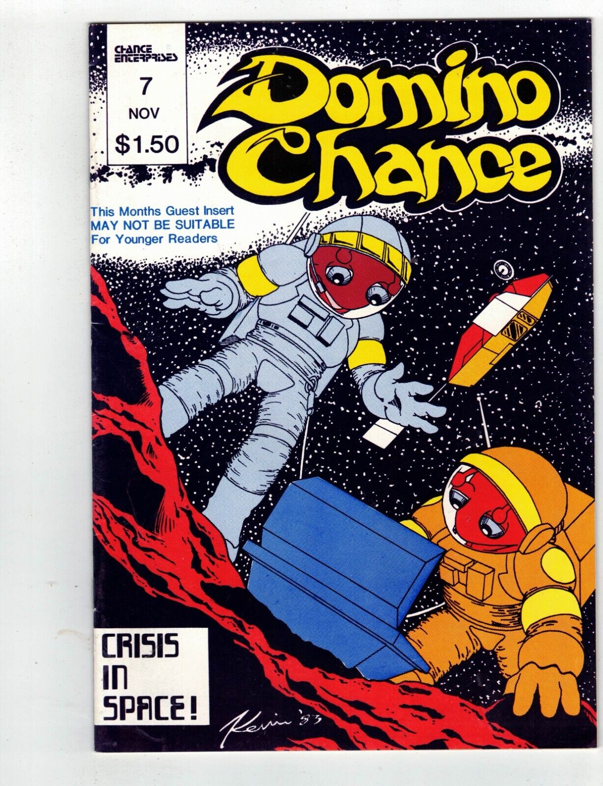 Domino Chance Comic Book #7 Chance Enterprises First Gizmo 1983  NM