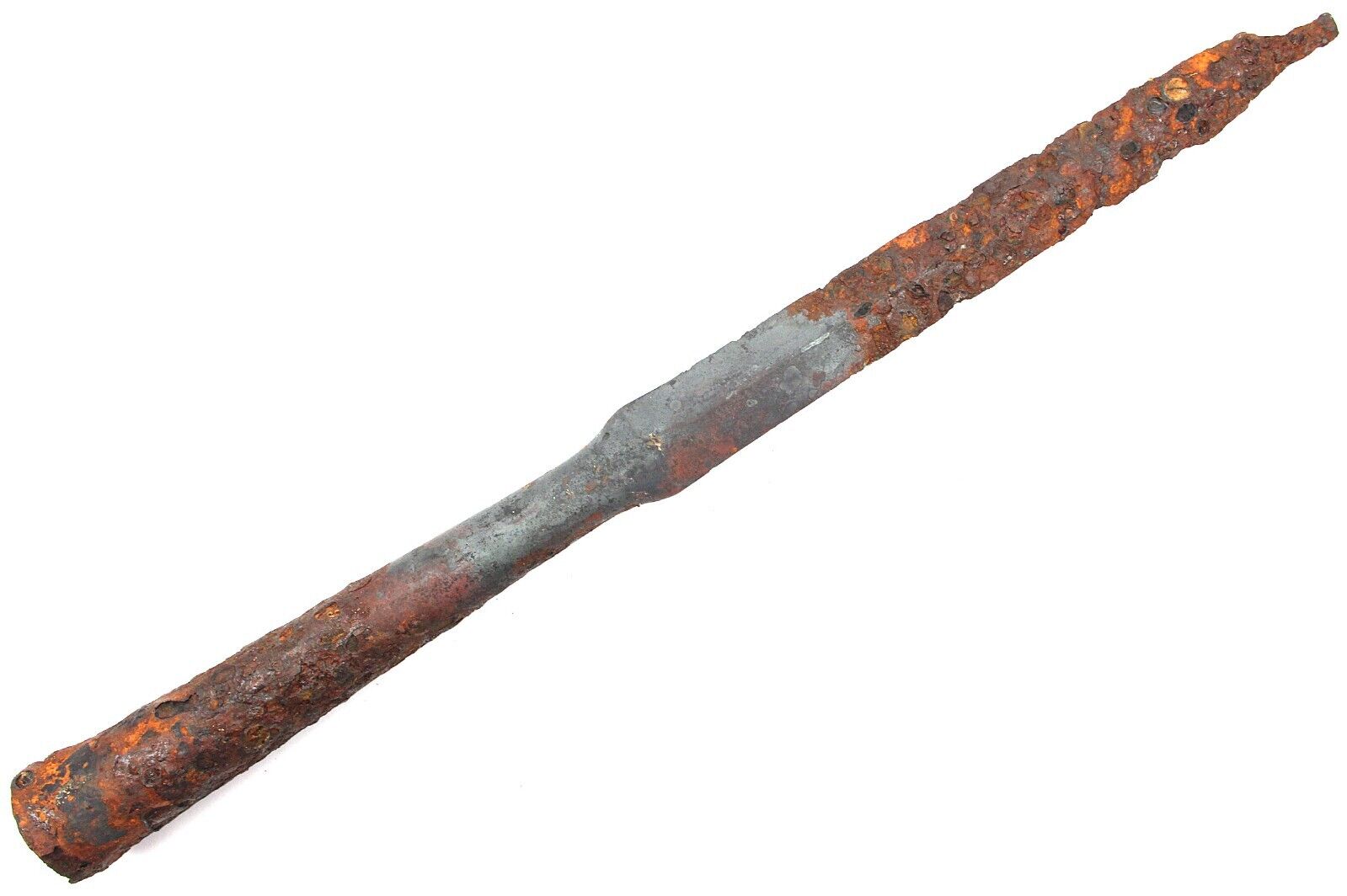 Ancient Rare Authentic Viking Kievan Rus Iron Battle Spearhead Lance Tip 7-9 AD