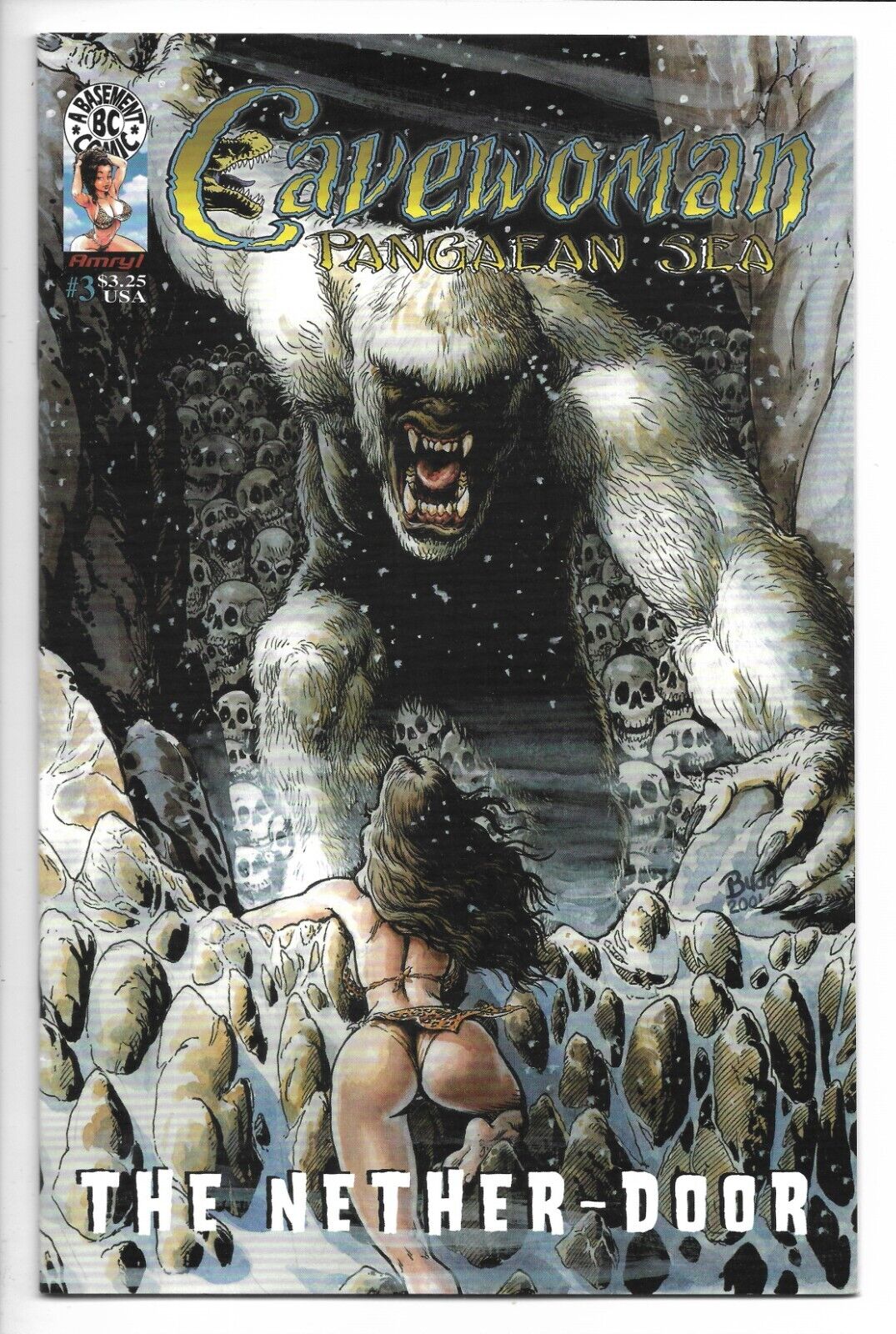 Cavewoman Pangaean Sea # 3 / Budd Root Cover / Meriem Cooper / 2002