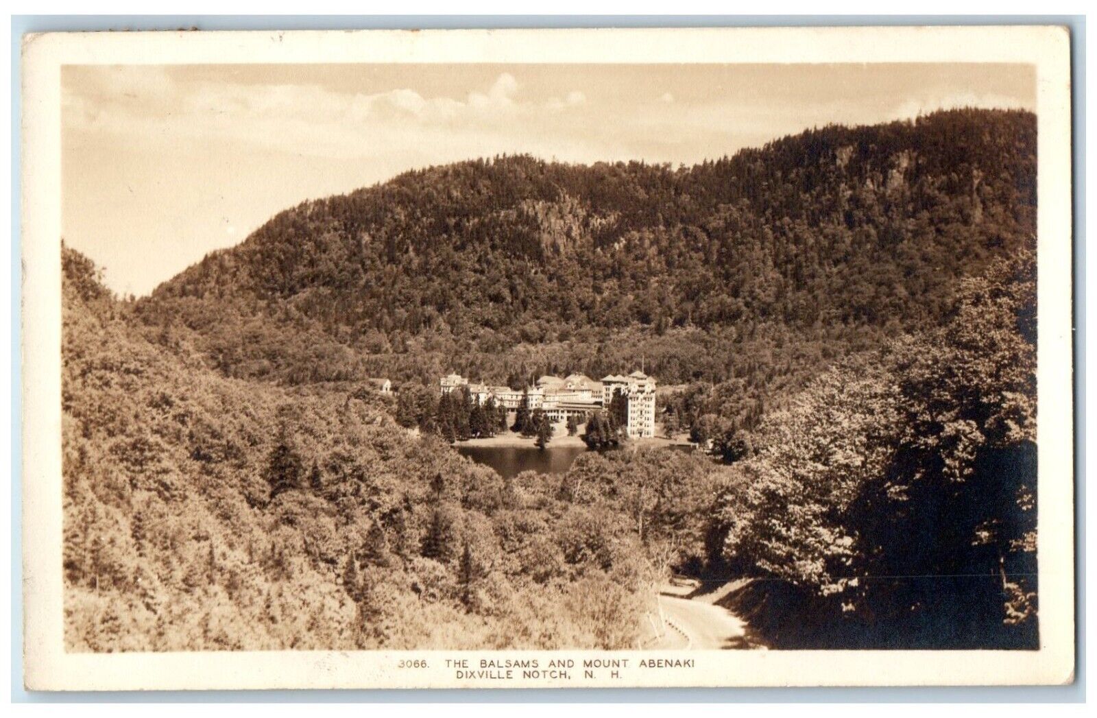 c1920\'s The Balsams Resort Mount Abenaki Dixville Notch NH RPPC Photo Postcard