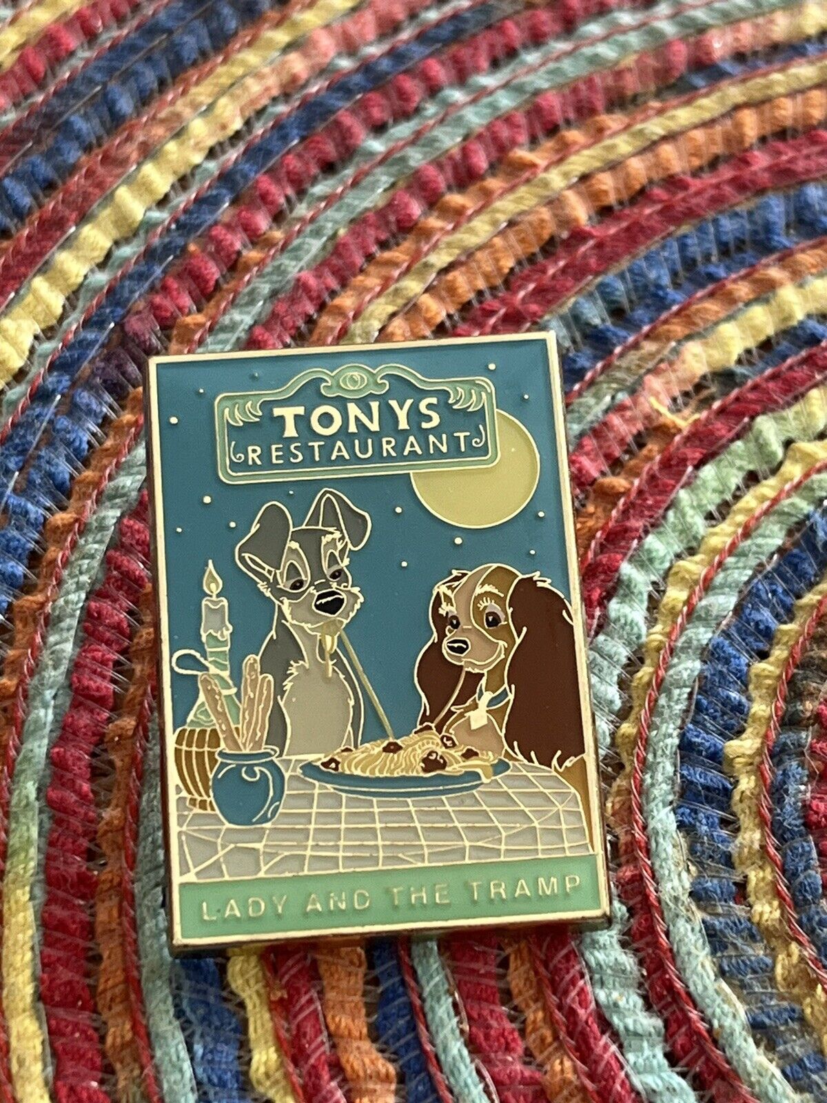 Tony’s Restaurant Disney Pin Lady & The Tramp