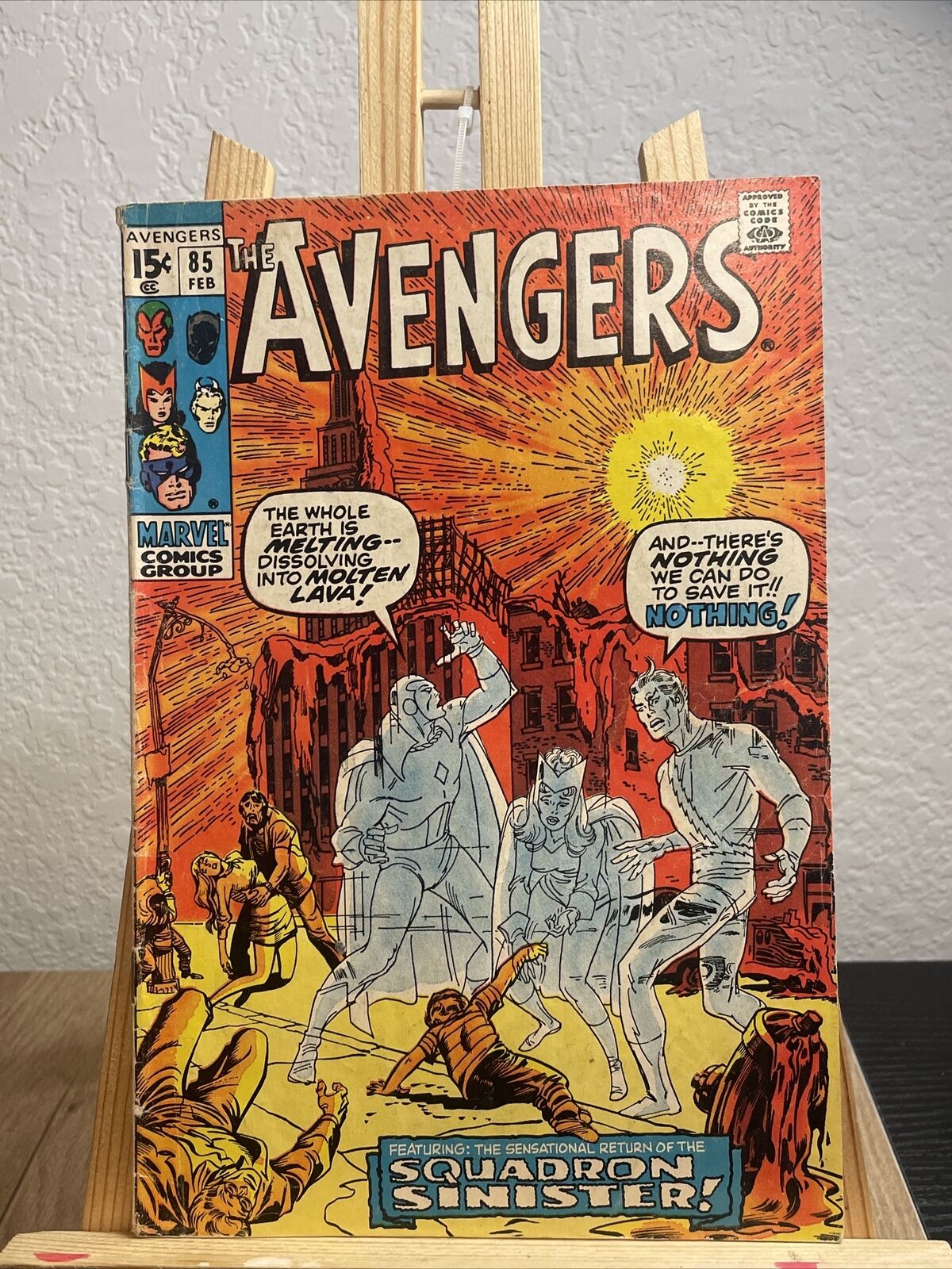 Avengers #85 1st Appearance Squadron Supreme Marvel 1971 VG/FN