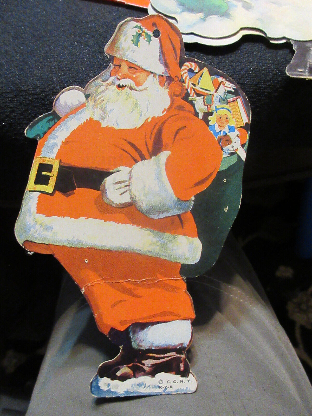 Vintage Santa Claus Advertising Christmas UNION STATE BANK Lancaster Wisconsin6\