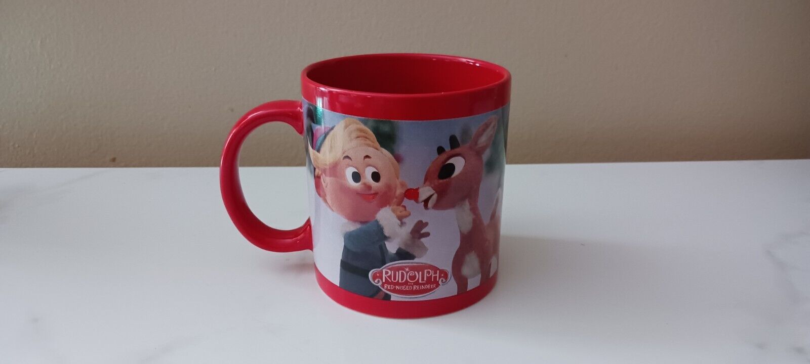 Rudolph the Red Nosed Reindeer & Hermey Coffee/Tea/Cocoa Mug Cup Christmas 