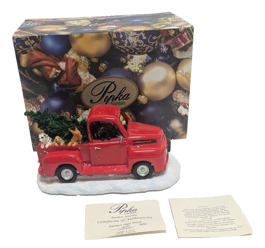 Pipka Santa\'s Red Truck 205 /950 Santa\'s Journey #10126